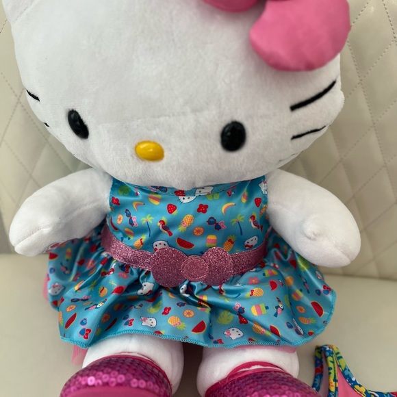 Sanrio Summertime Hello Kitty plush with shoes, dress & swimsuit. NWT - Picture 4 of 13